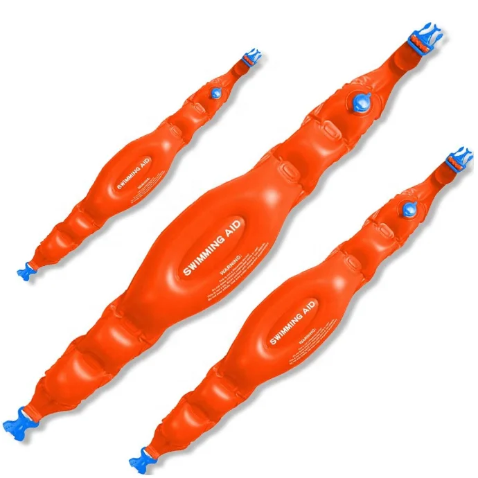 Adjustable Float Plate Training Equipment Buoyancy Band Ring Inflatable Swimming Belt Waist