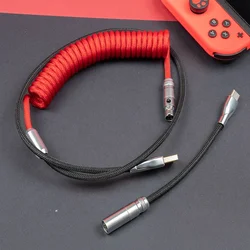 Оптовая продажа 1,5 м мини-штекер для USB-типа C механическая клавиатура микро-кабель