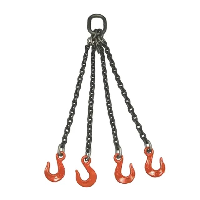 Chain Sling Triple Leg with safty hooks