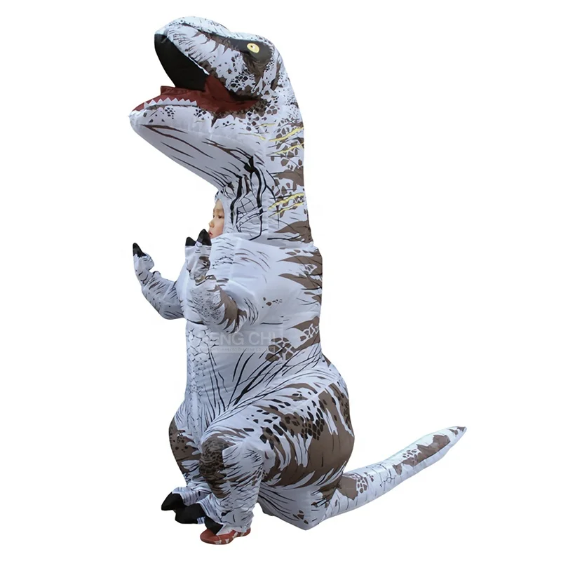 Adult wearable Halloween party Cosplay T-Rex mascot inflatable set T-Rex dinosaur costume