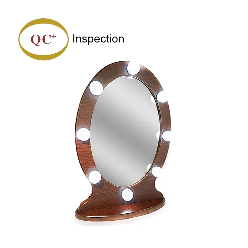 Makeup Mirror Lighting Third Party Full Inspection Lamp With Mirror Inspection Service