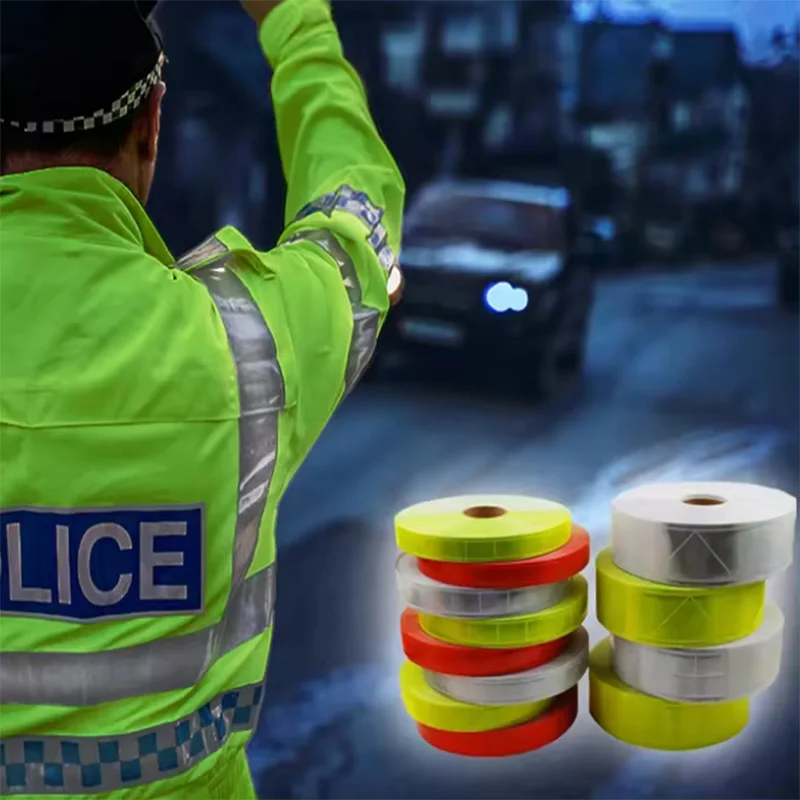 High Reflectivity Prism Reflective PVC Trim Tape For Garments