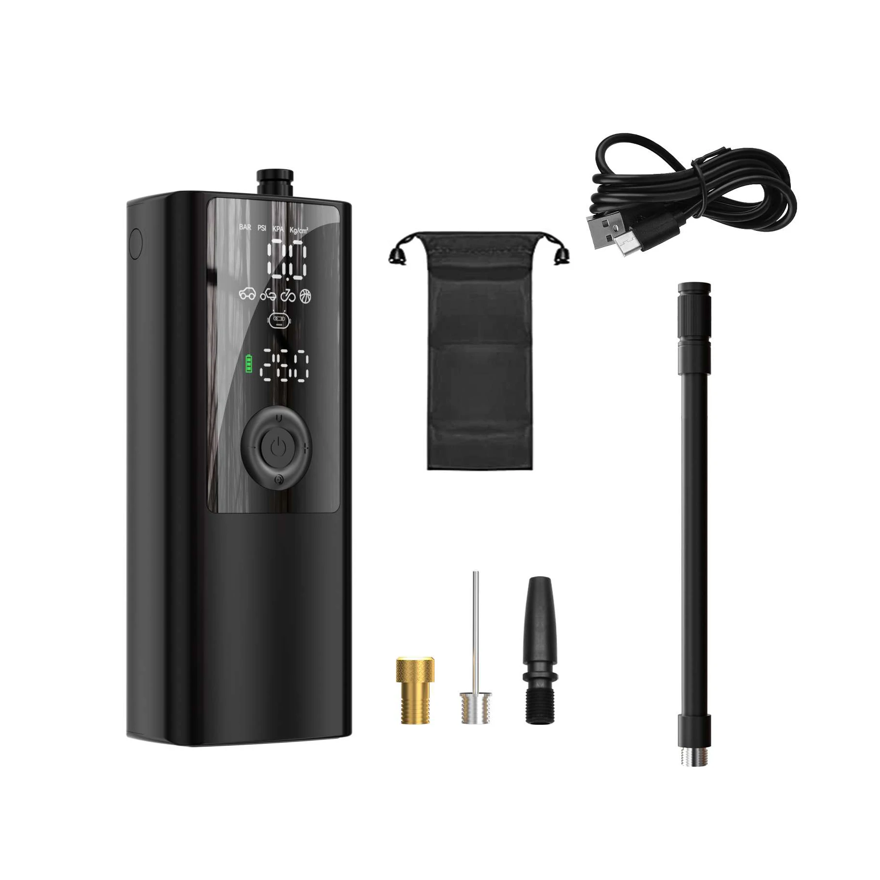 Wireless Tire 120psi Tire Inflator Portable Air Compressor Charging Electric Inflator Car Air Pump for Tire Inflation for Car