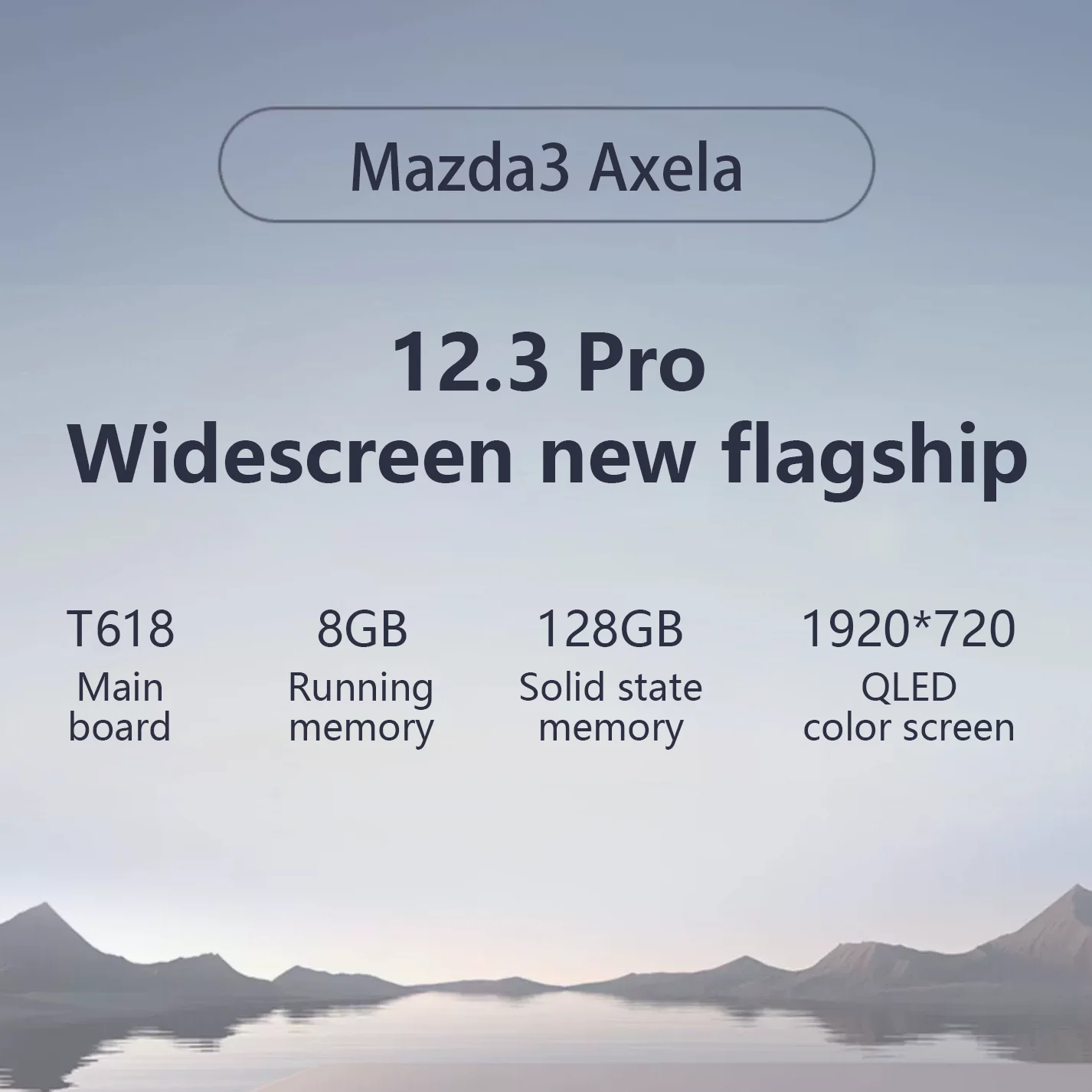 12.3inch Portable Carplay For Mazda 3 Angkesaila Central Control Display Android Navigation&GPS Reversing Image Radio Car