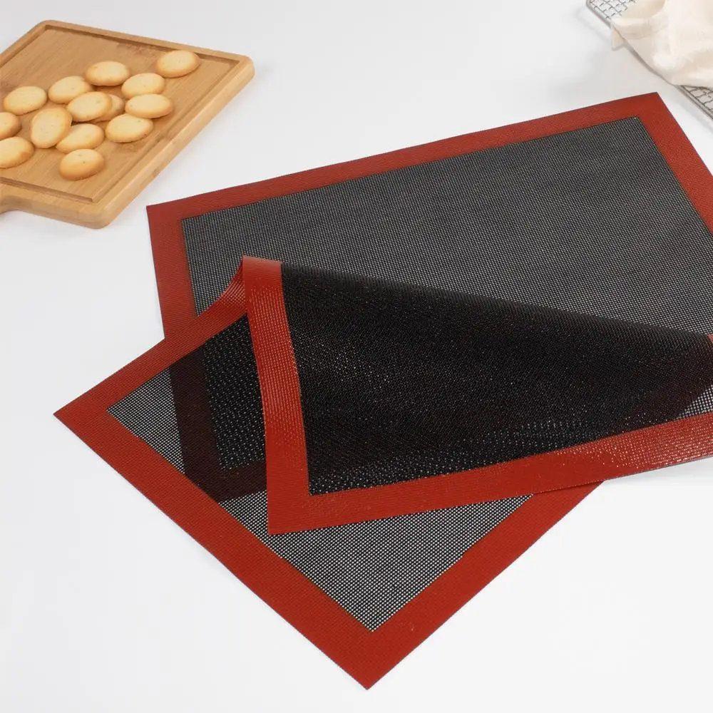 Nonstick Silicone Bread Baking Mat Oven Liner Perforated Steaming Mesh Pad Perforating Silicone Baking Mat Pastry Mat