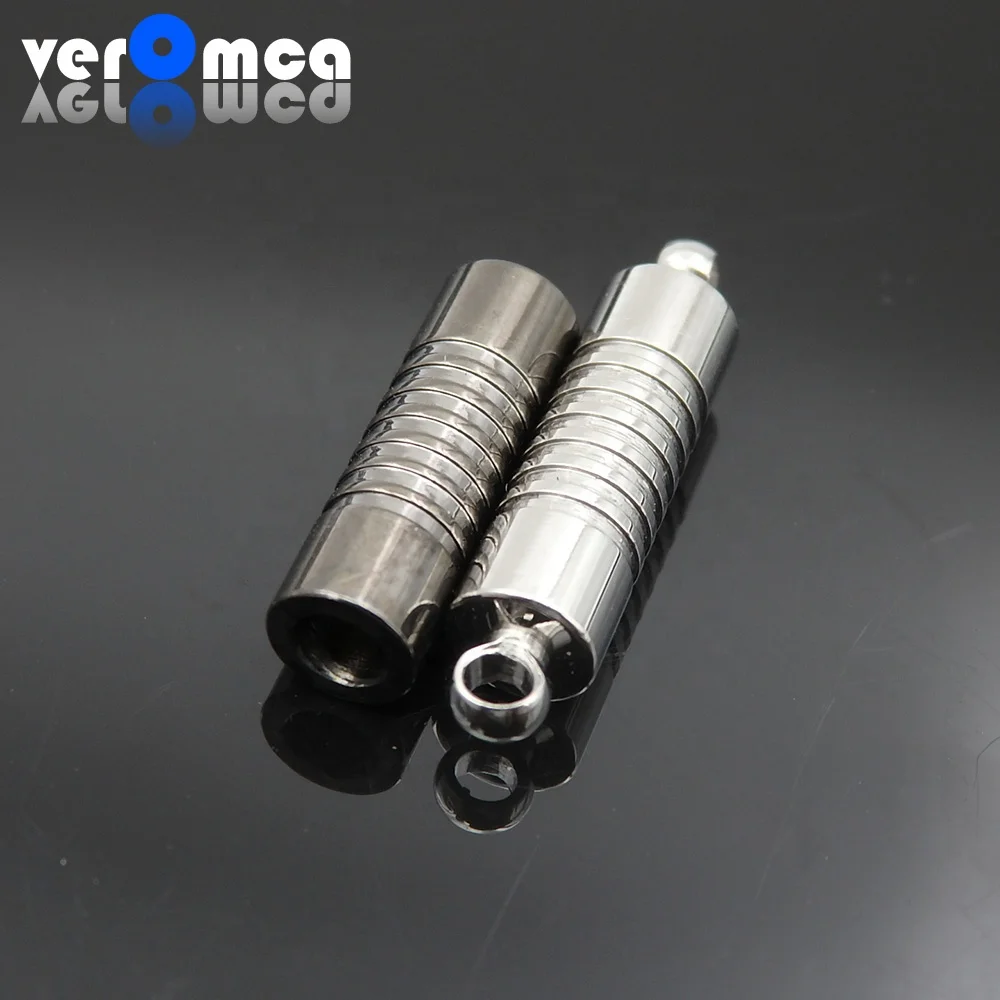 VEROMCA Stainless Steel Clasp Pull Dragon Scale Rope Titanium Steel Bracelet Diy Accessories