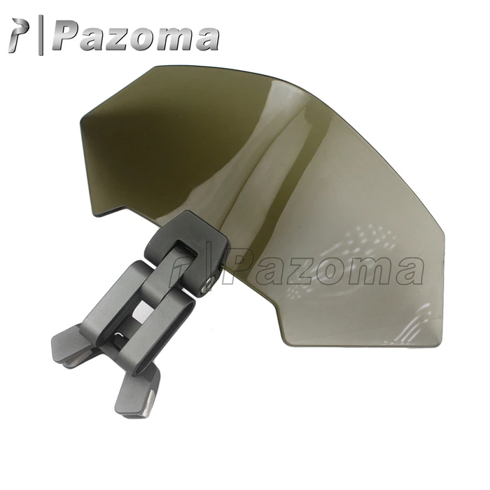 Motorcycle Adjustable Windscreen Extension Air Deflector Screen Windshield Spoiler For BMW Suzuki Honda Yamaha Kawasaki