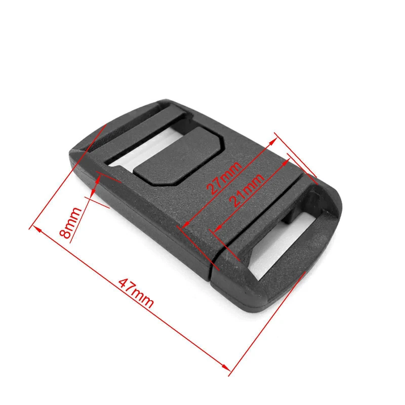 20mm 25mm Magnetic Quick Release Buckle Slider Plastic Fastener Connector Tactical Magnet Buckle For Bag Backpack Strap