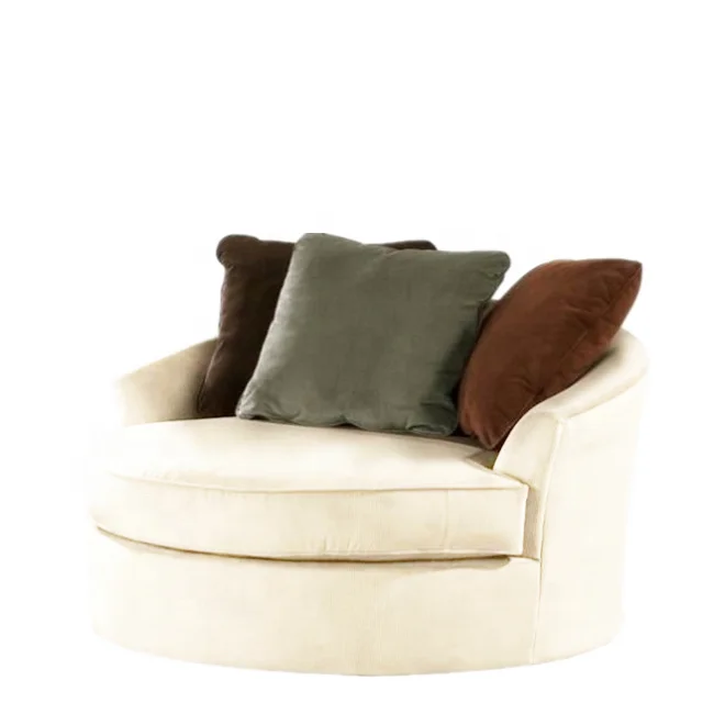 Factory new design modern style round sofa Bedroom sofa furniture Recliner large round corner sofa