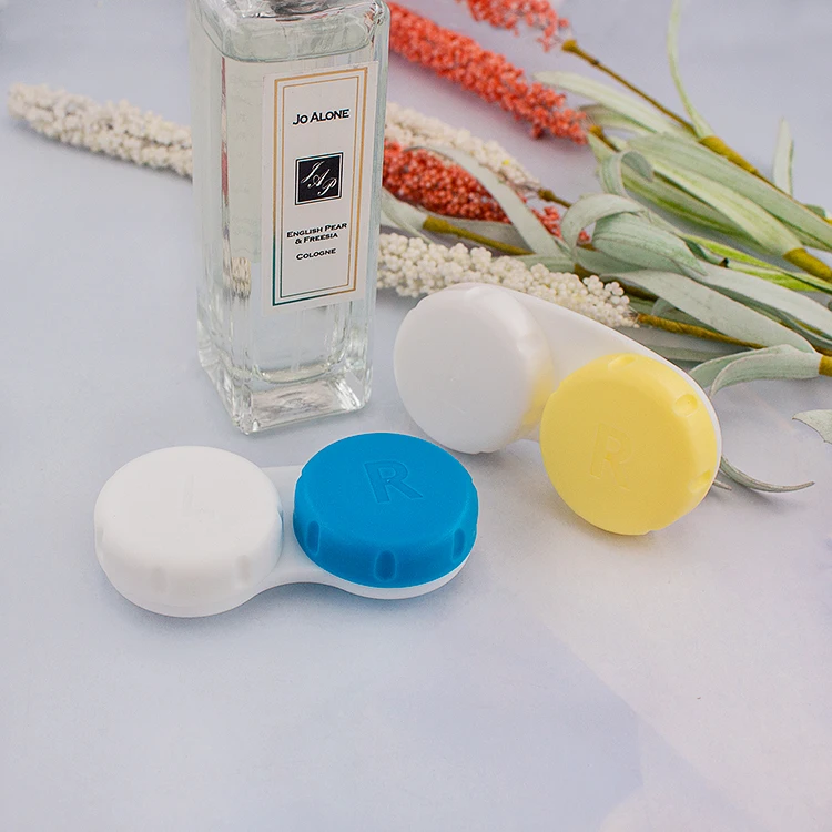 Custom Logo Cardboard Magnet Contact Lens Case Beauty Cosmetic Paper Manufacturer Custom Wholesale Cosmetics Box Recyclable HPP