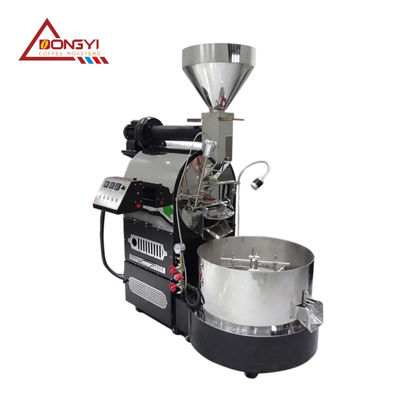 Manufacturer Stainless Steel 1kg/2kg/3kg/ 5kg/6kg/12kg Home arabic Coffee Roaster roasting machine with easy operation