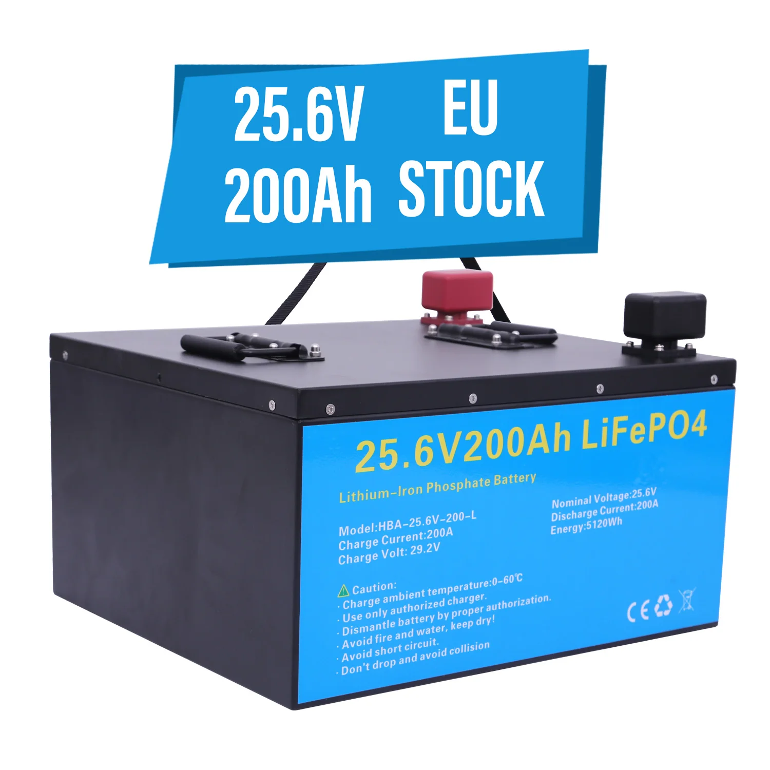EU STOCK 12V 24V Lifepo4 50Ah 100Ah 200Ah батареи глубокого цикла литий-ионная упаковка LiFePO4 батарея с системой солнечной энергии BMS