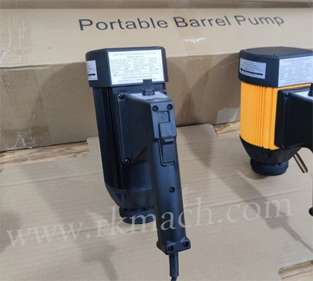 0~80L/min drum pump for acid containing liquid in 25kg drum