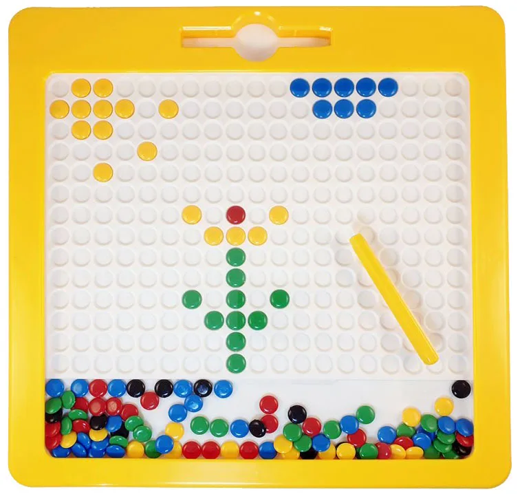 Children Big Magpad Cognitive Educational Toys Table Dots Doodle Board Magpad Magnetic Drawing Toy
