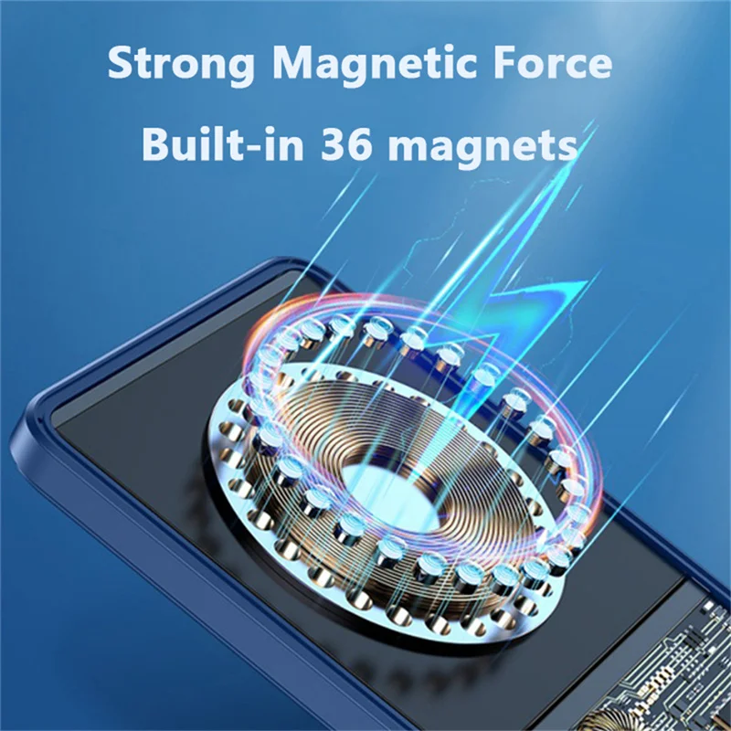 Hot Sale 10000mAh Magnetic Wireless Chargers Portable Mini Power Bank Mobile Phone  External Battery For iphone 15W Fast Charger