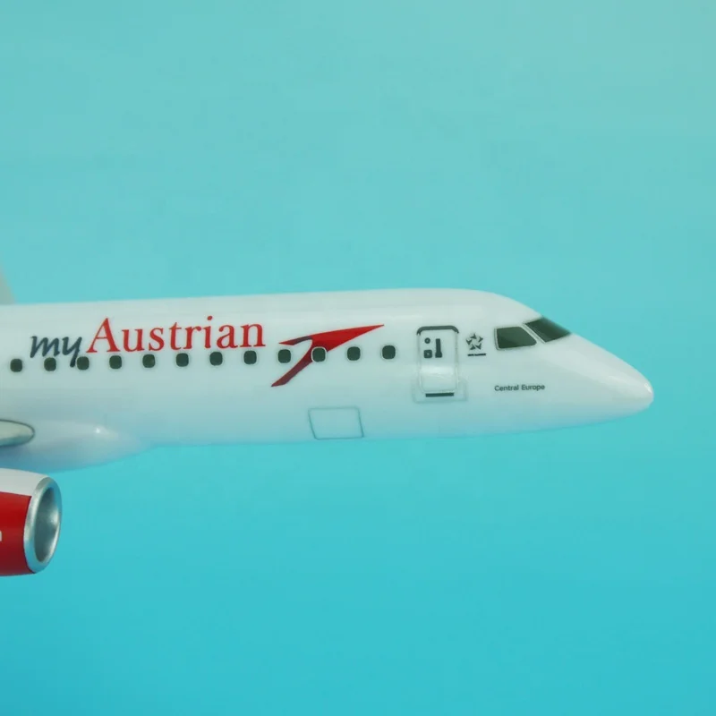 Customized Embraer ERJ-195 Plastic Aircraft Model as Business Gift.