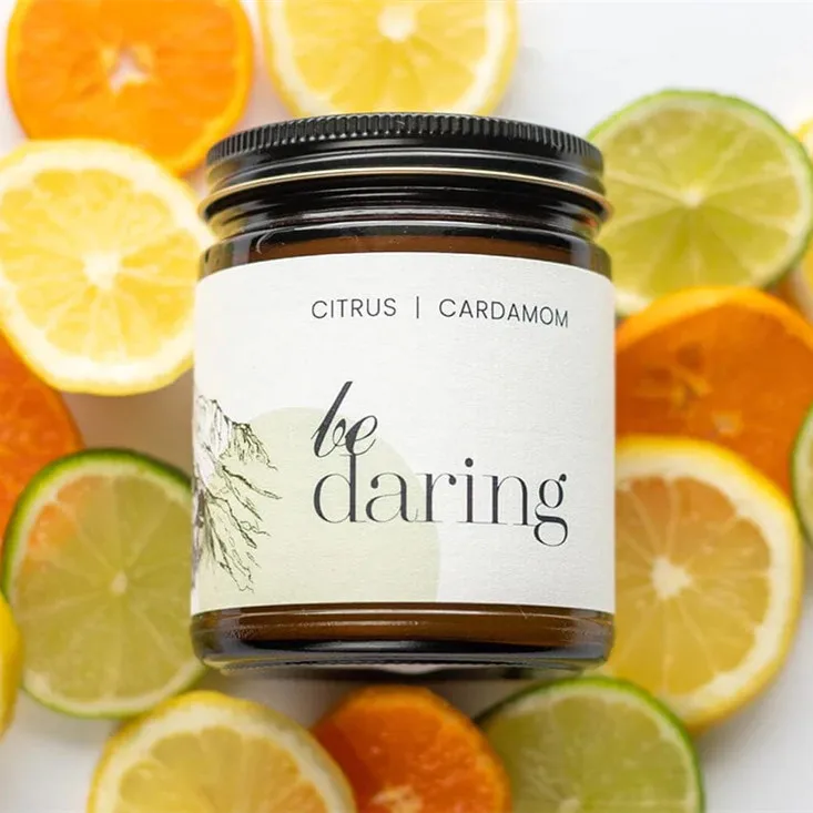 Creative Naturel 100g Soy Wax Pearls Cosmetics Scented Candle Packaging Box White Gardenia Home Travel Birthday Scented Candles