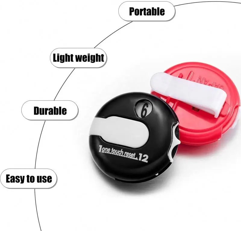 wholesale Outdoor Sports Golf Attachment Accessories  30 mm Mini Golf Stroke Score Counter