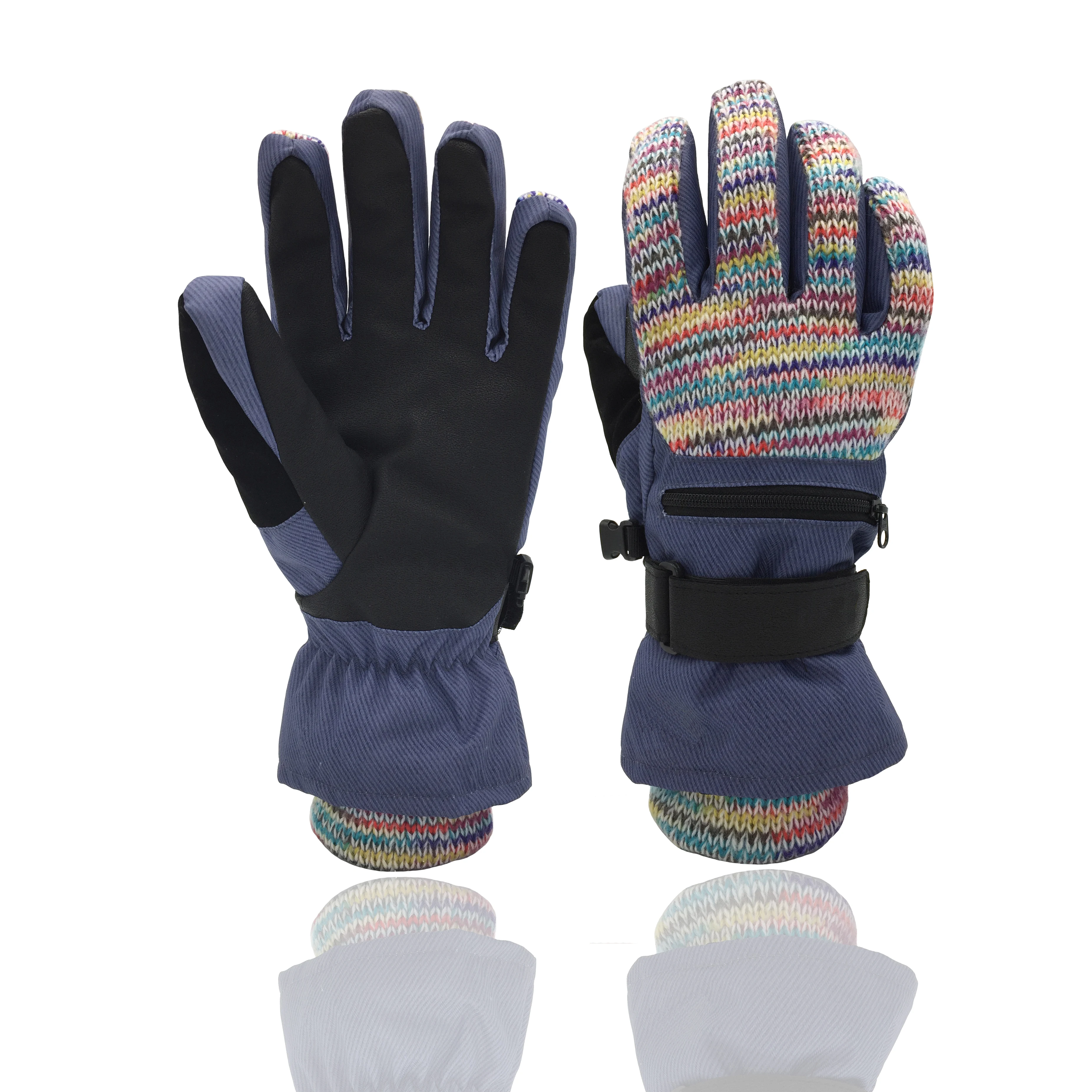 Fashion Design 3M Thinsulates Heating Ski Gloves