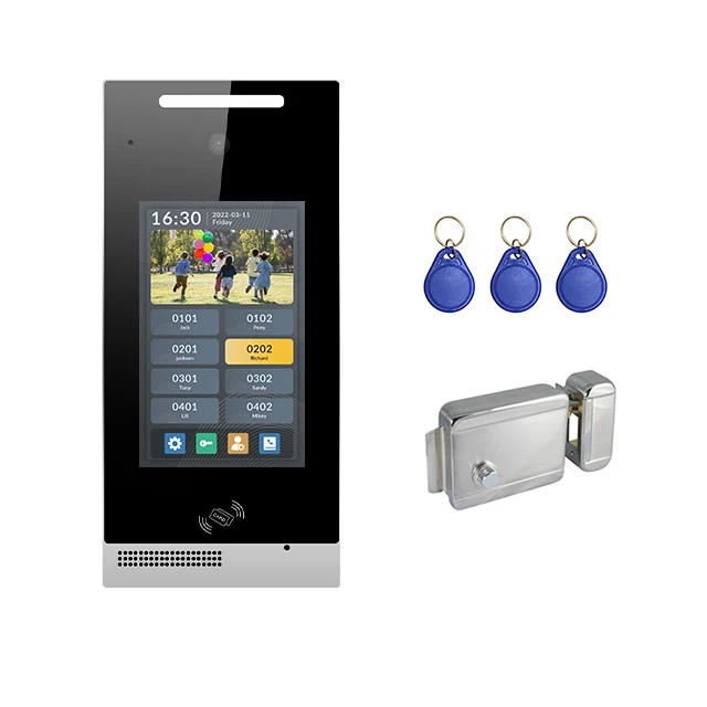 Smart Tuya Video Door Phone Doorbell Intercom For Apartments