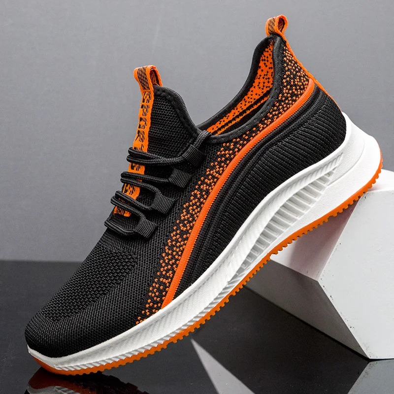 cheap wholesale new fashion black non slip sock low top walking flats shoes wholesale sneakers casual shoe for men