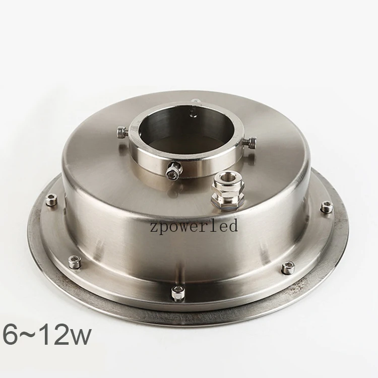 
Waterproof IP68 Stainless steel 304 housing for music dance RGB led fountain ring light 