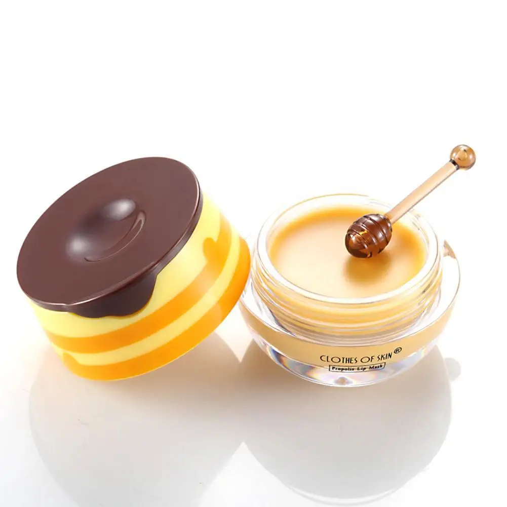 
10g Moisture Li-p Balm Strawberry Beeswax Long-Lasting Nourishing lip sleeping mask private label lip collagen mask lip mask jar 