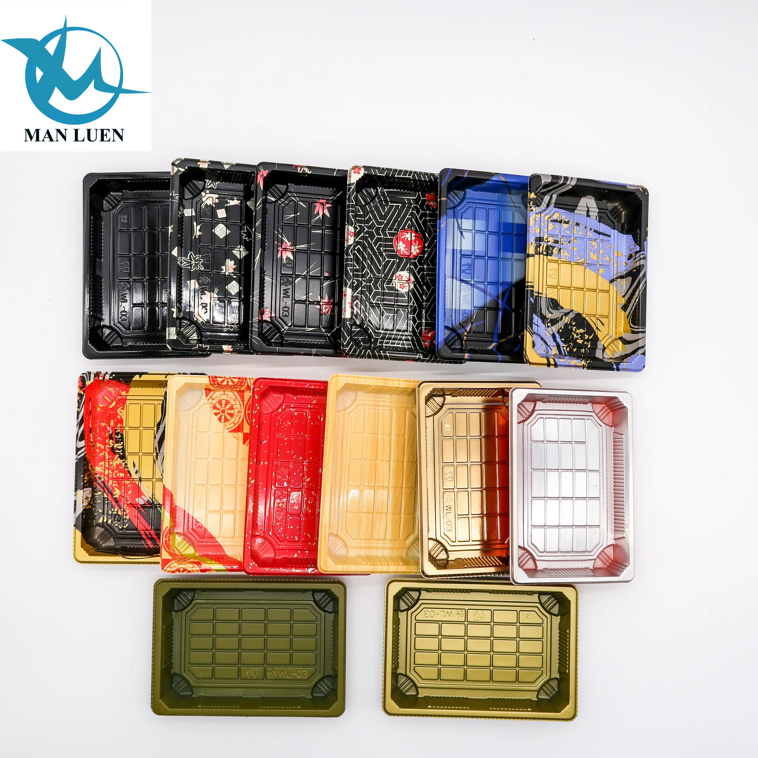 The Biodegradable Plastique Ship Sushi Box To Go For Sushi