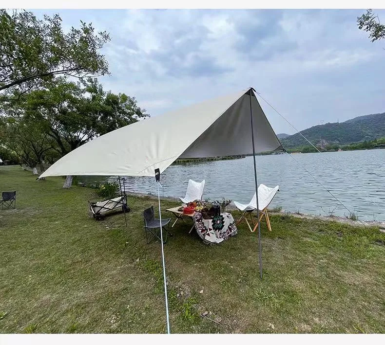 Палатка для кемпинга на открытом воздухе, тент, тент, ткань, Ультралегкая палатка для кемпинга и пикника с защитой от дождя, Солнцезащитный навес, беседка, палатка