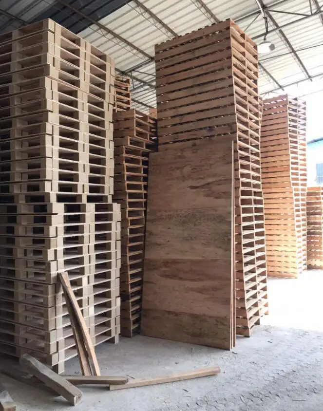 Cheap Solid Wood Floor Board Fumigation Wood Card Board Wooden Pallet Price