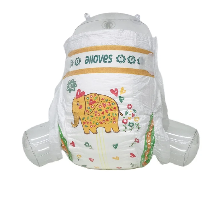 Premium Disposable Baby Diapers XXL Factory Wholesale Panties Free Sample Printed SAP Material Training Babies Babi Diaper