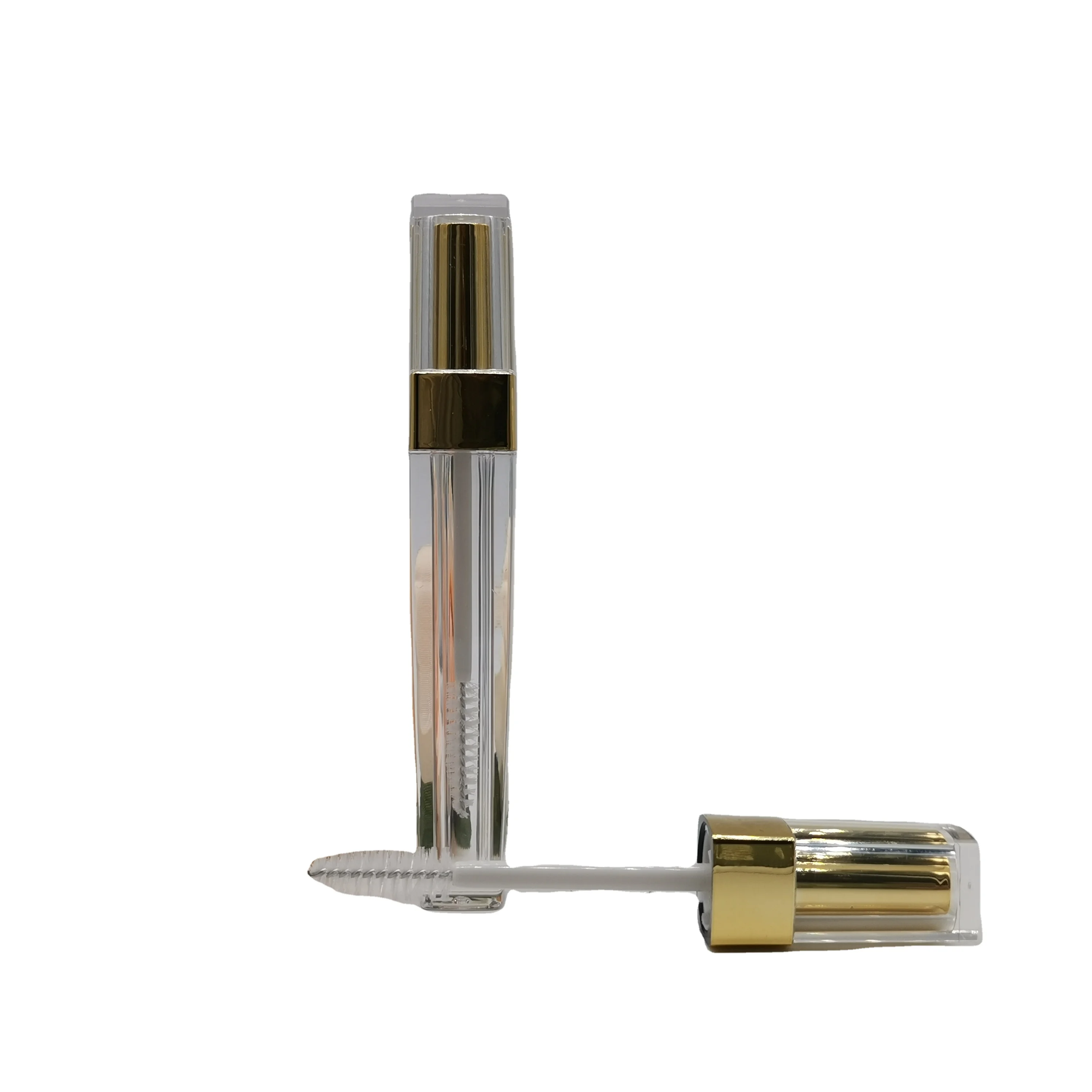 Высококачественная Золотая шапочка для ресниц пластиковая пустая трубка туши частная этикетка