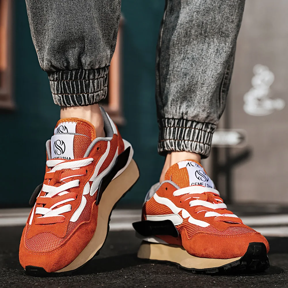 OEM индивидуальный логотип легкая модная спортивная обувь на платформе дышащие повседневные прогулочные беговые стильные мужские кроссовки
