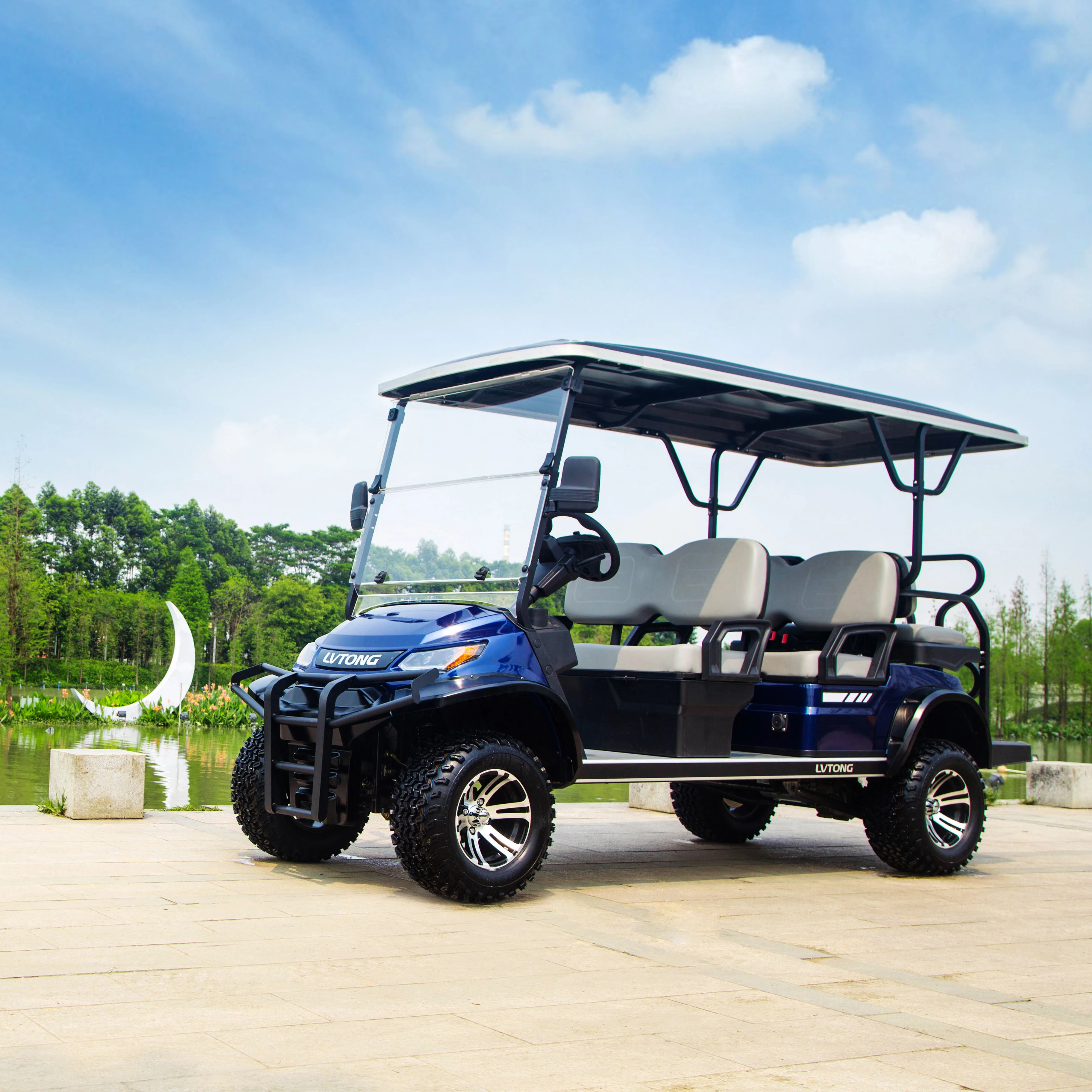 Stand Up Street Legal Zone Electric Utility Cart Golf Cart Car Golfcart Electric From China