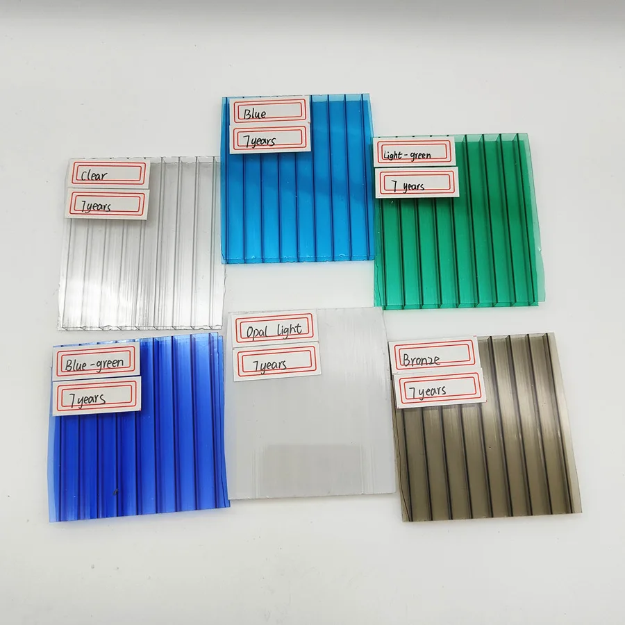 Alands Polycarbonate PC  Hollow Sheet PC Solid Sheet 4mm to 12mm Corrugated Sheet
