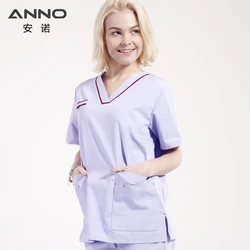 ANNO Hot Sell High Quality Medical Hospital Dental Doctor Nurse Unisex Scurbs Healthcare