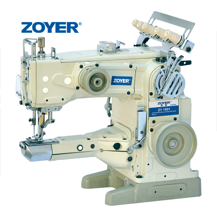 ZY1500DA Zoyer Direct Feed-on Type Cylinder Bed Cover Stitch Sewing Machine Interlocking of Small Caliber Parts