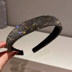 2022 holiday design women headband Jeweled Bling rhinestone party Hairband christmas Hair Accessories