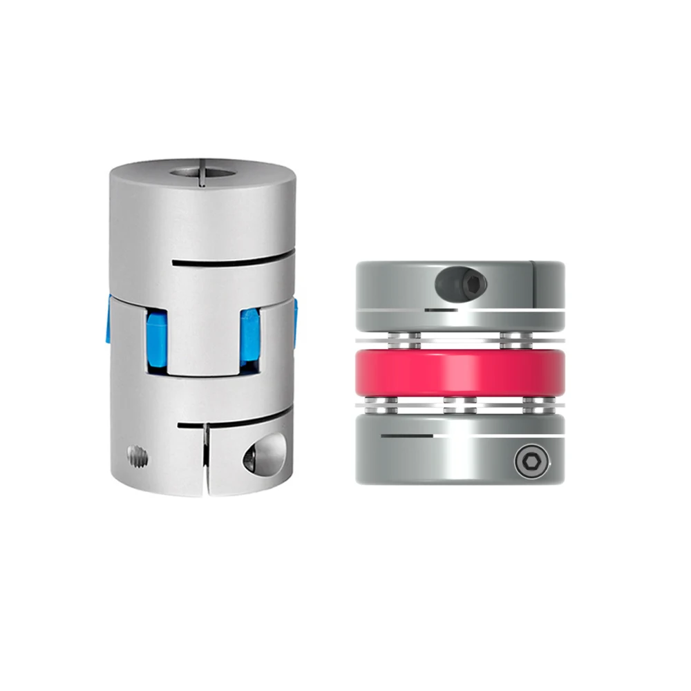 Cnc Flexible Shaft Coupling Double Diaphragm Clamp Series Shaft Couplings Aluminum Coupling for Encoder and Miniature Motor