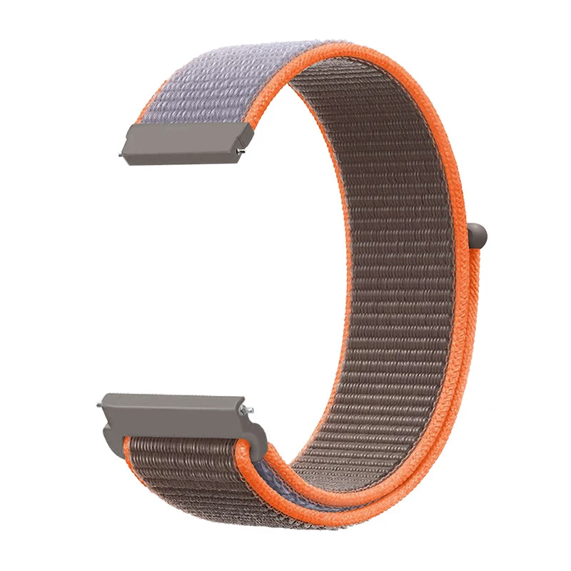 Chinber 20mm 22mm Universal Fabric Woven Watch Wrist Band Nylon Sport Loop Replacement Strap for Samsung Huawei Smartwatch