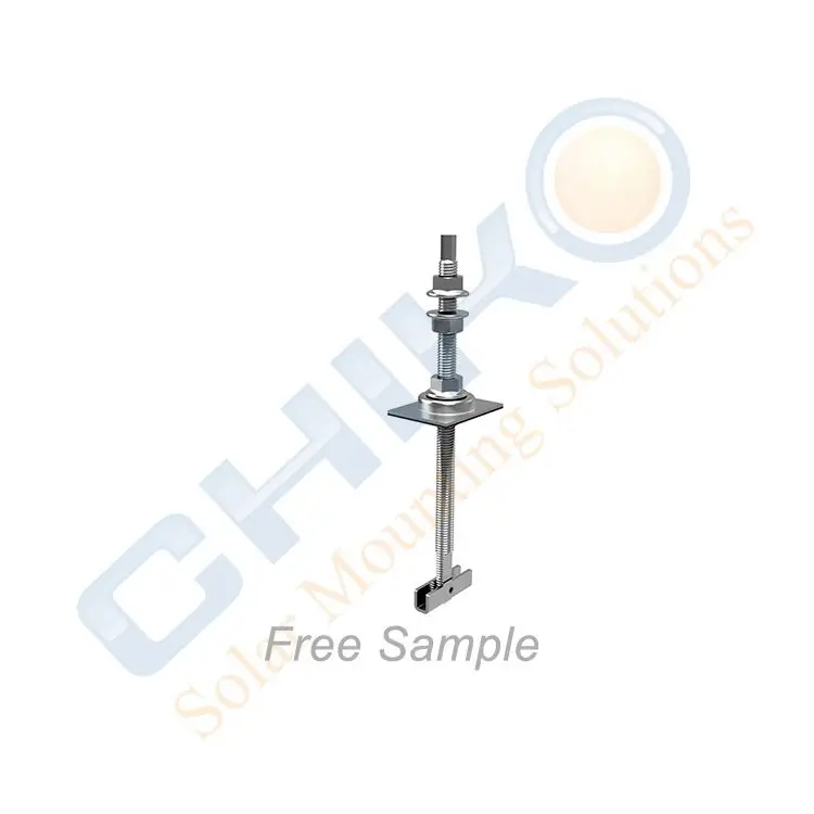 Простая установка отличное качество крючок на солнечную батарею болты вешалки для крыши солнечной батарее M10 * 200 комплект