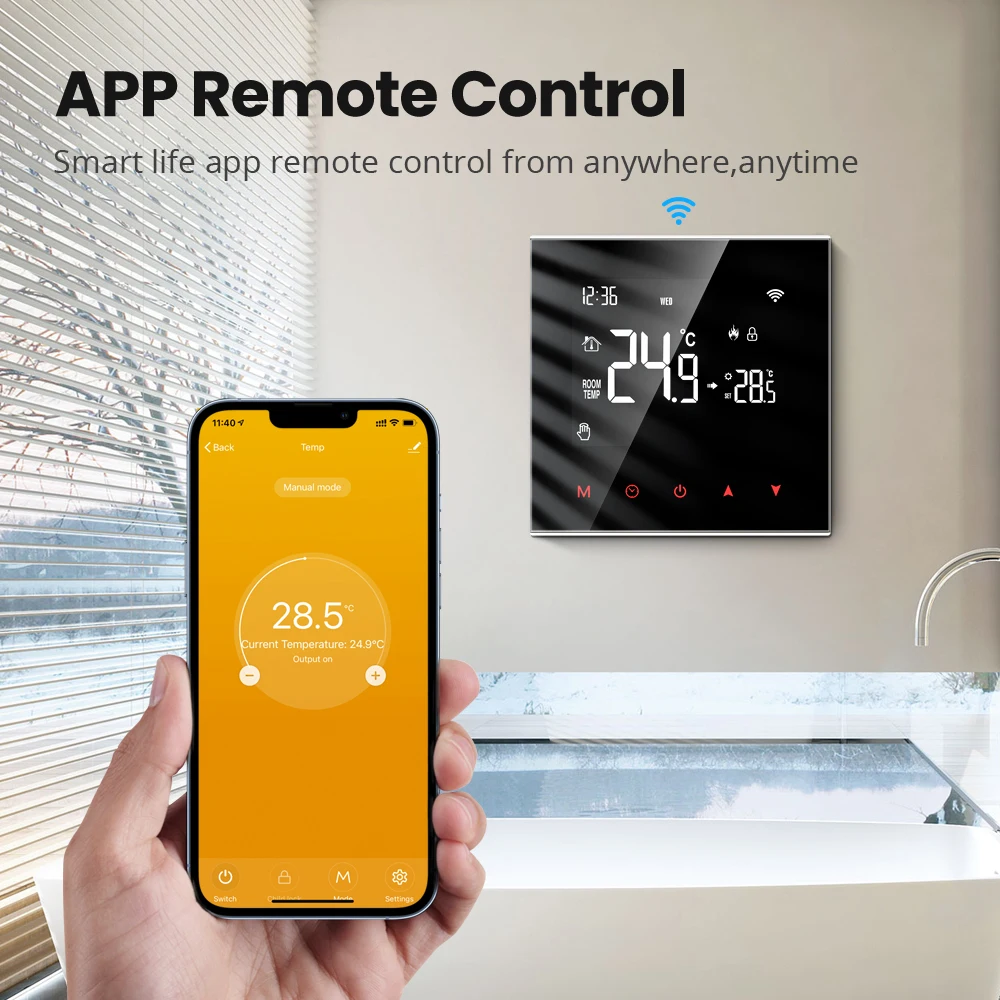 Профессиональный производитель Avatto 16A/3A Tuya Smart Zigbee 3 0 Цифровой Электрический термостат
