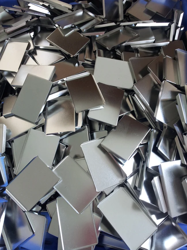 Raw Material Fridge Magnet Component 80*53 90X65 125X40 Mm Tin Plate Manual Fridge Magnet Material Set