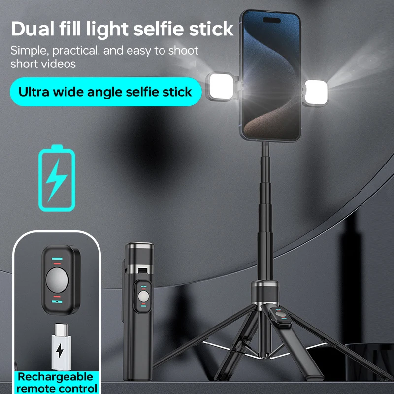 vlog Kit m05 Gimbal Stabilizer 360 degree rotating clamp Convenient phone Tripod Smart Follow Selfie Stick phone holder