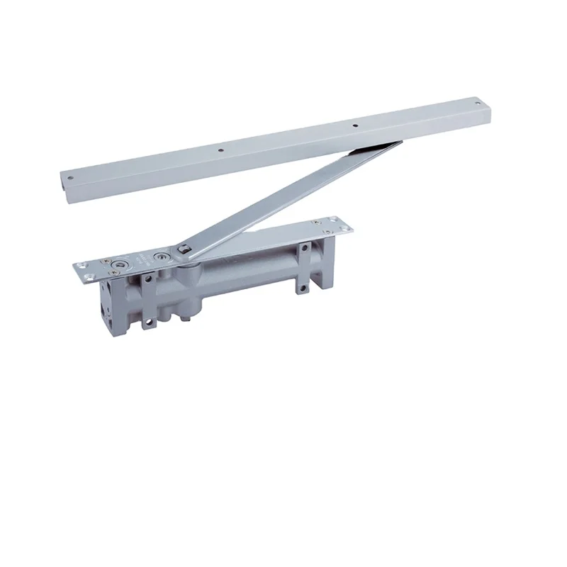 GSM Hidden Hydraulic Door Closer heavy duty sliding metal arm stainless steel adjustable Hidden Hydraulic Door Closer