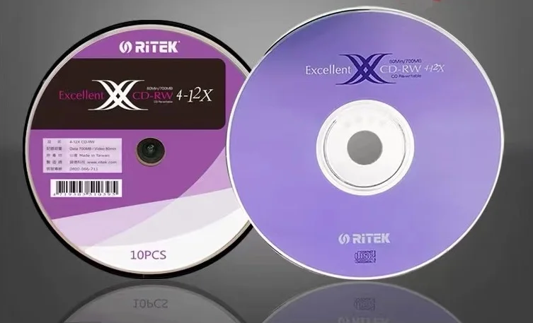 Заготовка cd-rw диска 700 Мб 4-12X заготовка CD