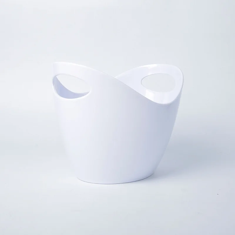 Wholesale Clear Acrylic Plastic Champagne Buckets For Cocktail Bar Accessories Beer Wine Champagne Parties Ice Bucket