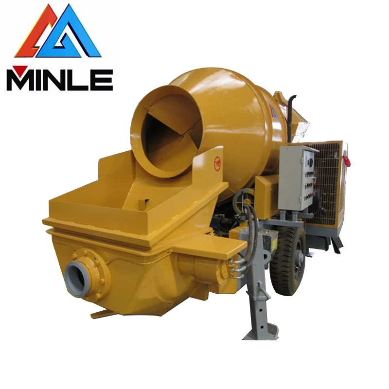 New Engine PLC Operated JBT30 Diesel Mini Concrete Mixture and Concrete Pump Machine for House Construction Work