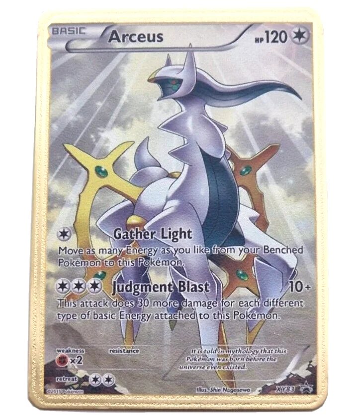 Custom Gold Metal Poke Mon Japanese France Germany English Version Business Cartoon Cards New Trading Playing Cards Game Cards