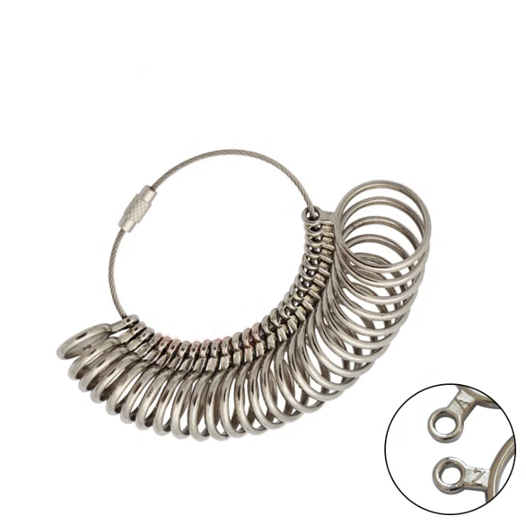 Измерительное кольцо из сплава, измеритель размера кольца, измеритель размера пальца для США, Великобритании, ЕС, Гонконга, японского, корейского стандарта, оптовая продажа